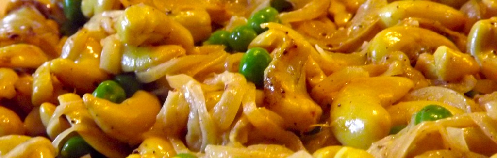 cashew nut pea curry cashew nut pea curry