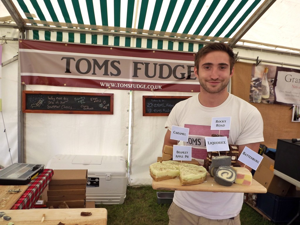 glynde food festival toms fudge