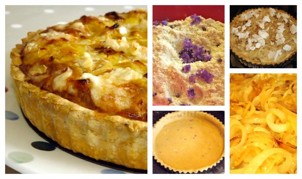 Goats' Cheese & Caramelised Onion Tart What Would Nigella Do?